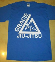 Gracie Jiu Jitsu T shirt Tee MMA Fighter Brazilian