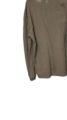 Kuhl Men’s T-Shirt Long Sleeve Relax Fit Outdoor Cotton Zip Sleeve Pocket Large