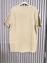 Common People Men Olive Textured T-Shirt Fine Striped Texture Size L New