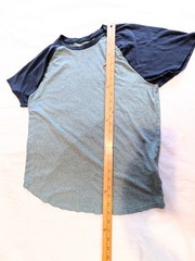 Hollister Tee T-shirt Mens Sz M Medium Blue / Green Heather Short Sleeve Y2K