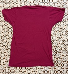 VTG 80s 90s USA Single Stitch XLarge BVD Blank Pink Pocket T-Shirt