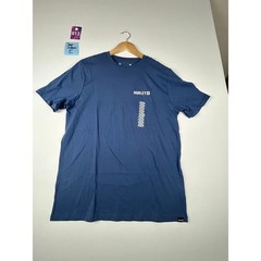 NWT Hurley Mens Graphic T Shirt Medium Blue Tie Dye Back Logo Surf Streetwear