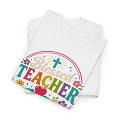 Retro Christian Teacher Floral Books Long Sleeve T-Shirt