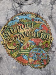 Fairport Convention Cropredy 1993 90s Tie Dye Long Sleeve T-Shirt Vintage XL