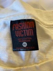 VINTAGE 1996 Fashion Victim SPACE TRIPPIN’ T-Shirt XL rare 90s hippie RARE