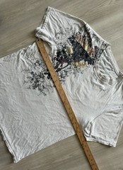 Y2K Jimmy’z Brand Skull Crucifix Cyber Grunge Skater Goth Sz S *see pics