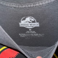 Jurassic Park Distressed T-Rex Logo Graphic T-Shirt