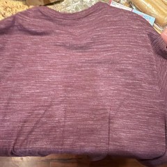 Harbor Bay Men’s 3XL Big & Tall Purple Heathered Pocket T-Shirt Crew Neck