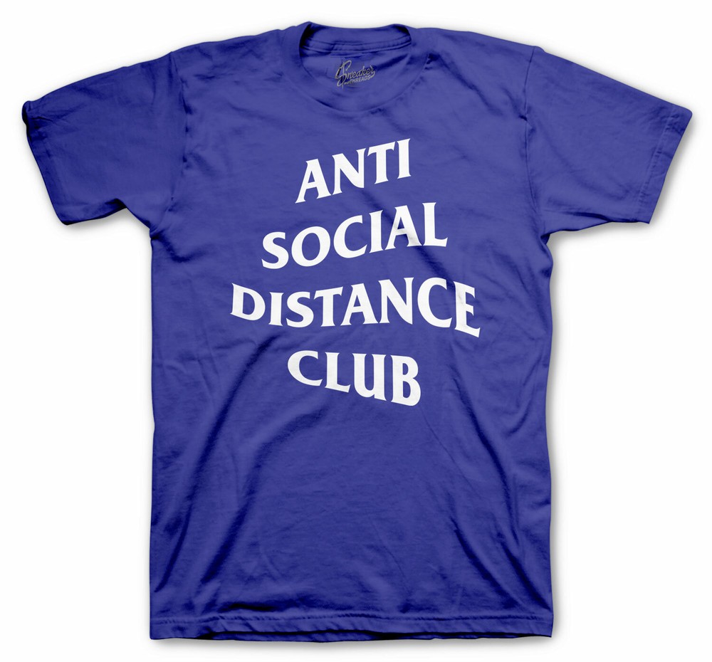 Shirt Match Jordan 11 Concord Chalk Shoes – Social Distance Tee