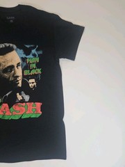 Johnny Cash Graphic Tee Mens Small Black Retro Country Music Festival Wear