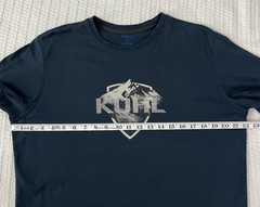 Kuhl Born In The Mountains Logo Organic Cotton Shirt LG 21” X 29” Wild Fibre