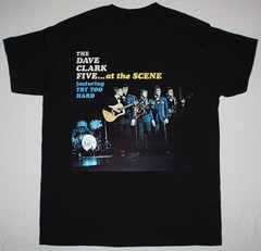 NEW The Dave Clark Five – At The Scene Black All Size Gift Fan T-Shirt BL2036
