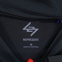 REPRESENT Shirt Mens Medium Black Pullover Crew 247 Run Tee Athletic Jersey Tee