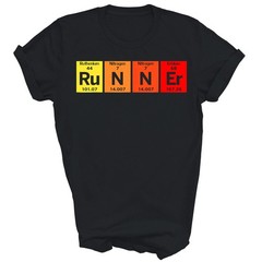 Runners Periodic Table Chemistry Element Runner Unisex Shirt Gift