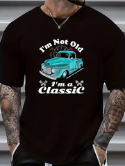 Plus Size Men’s Casual T-Shirt, PLUS SIZE Sourced from