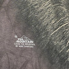 The Mountain Graphic Black Panther T-Shirt Men’s XXL with Oversized Print