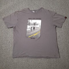 EXP Designs Canada T Shirt Mens XL Graphic “Finally, Some Lean Meat!” Gray