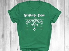 BROTHERLY SHOVE | Philadelphia Football Soft Ring Spun Pre-Shrunk Cotton T-Shirt