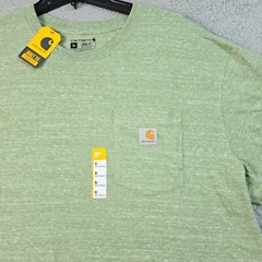 CARHARTT Shirt Men Extra Large XL GREEN Loose Fit Work Heavyweight Pocket NWT