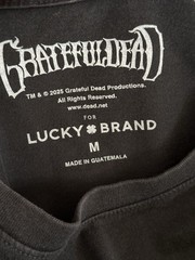 NWT LUCKY BRAND GRATEFUL DEAD TSHIRT TEE MENS MEDIUM BLACK