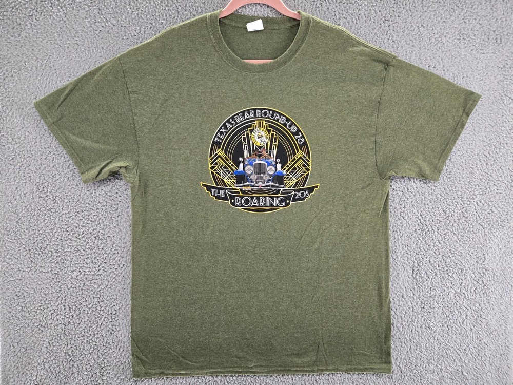 Texas Bear Round Up 28 Shirt Mens XL The Roaring 20s LGBT Gay Graphic Tee