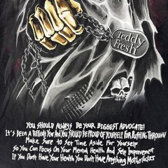 Teddy Fresh Shirt Mens Medium Black Grim Reaper Graphic Tee Mental Health Quote