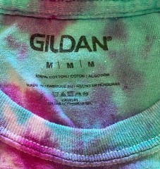 Multi-Color Tie Dye T-Shirt Adult Unisex M 100% Cotton Snowcone Colors!