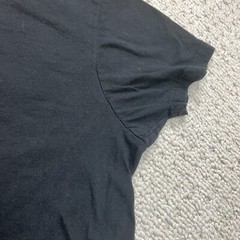 Sada T Shirt Mens Large Black Short Sleeve Cotton Basic Soft Solid Adult Top