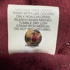 Cremieux XXL Henley Shirt Men’s Long Sleeve Maroon Heather Casual KnitPullover