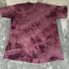 The Mountain Gecko Lizard Graphic Tie Dye T-Shirt Men’s 2XL Purple USA