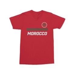 Morocco Soccer Fans Hakimi 2 Jersey Style Unisex T-Shirt