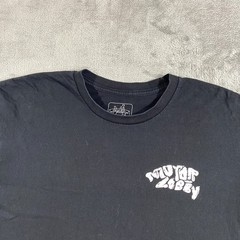 Motor Lobby Graphic T Shirt XL Black Brain Print Distressed Streetwear Indie Tee
