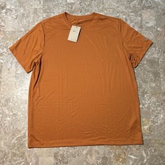 Nike Shirt Mens XL Orange Short Sleeve Tee Dri Fit Golf Crew Performance DX8730