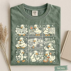 Silly Goose 911 Dispatcher Shirt, Funny Emergency Operator Tee, EMS T-Shirt