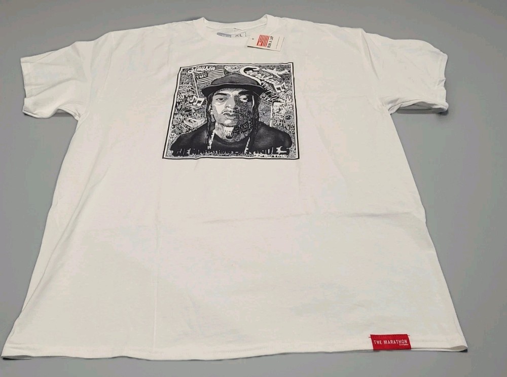 The Marathon Clothing TShirt Mens XL White Nipsey Hussle Crenshaw New With Tags