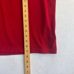 Columbia Omni-Wick Mens Red T Shirt Outdoor Sports Gym Running Tee Casual Logo