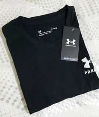 Under Armour 13070810 Gear Freedom Flag T-Shirt Blue Size MEDIUM Loose – NWT!!!