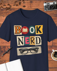 Book Nerd Glasses T-Shirt