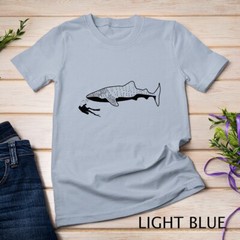 Scuba Diver Swimming With Whale Shark Unisex T-shirt