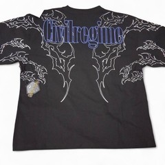 Civil Regime Jujutsu Kaisen Gojo Satoru Shibuya Incident XL Black T-Shirt