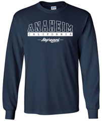 Anaheim California State T-Shirt Long Sleeve Graphic Tees Unisex apparel Design