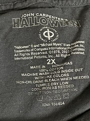 John Carpenter’s Halloween Michael Myers Classic Black T-Shirt Men’s 2XL