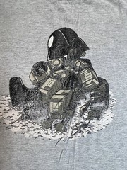 Port & Company Fan Favorite Men’s Grey SS T- shirt Darth Vader Star Wars Sz Med