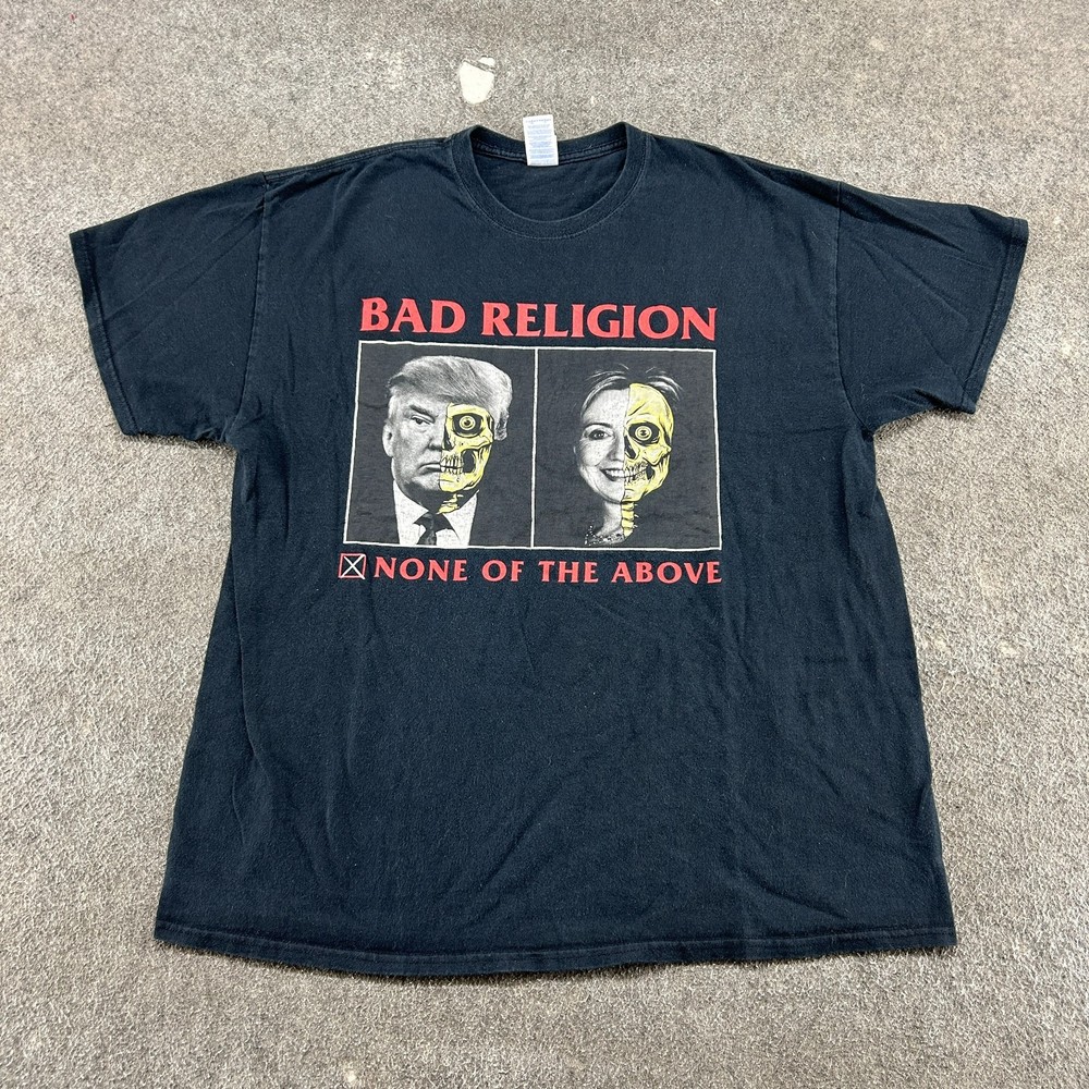 Bad Religion Mens XL Vox Populi None Of The Above Shirt Tour 2016 Gildan Cotton