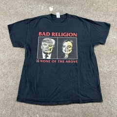 Bad Religion Mens XL Vox Populi None Of The Above Shirt Tour 2016 Gildan Cotton