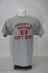 2002 Property of Harvard Department of Gov XLarge Fruit of the Loom T-shirt