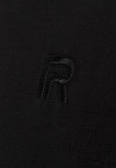 Redbridge Herren T-Shirt Basic Wide Round Neckline Logo Stitch weiter Ausschnitt