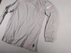 Lot 4 Ariat Work FR Flame Resistant Crew Shirt Mens L Gray Tan CAT 2 NFPA 2112