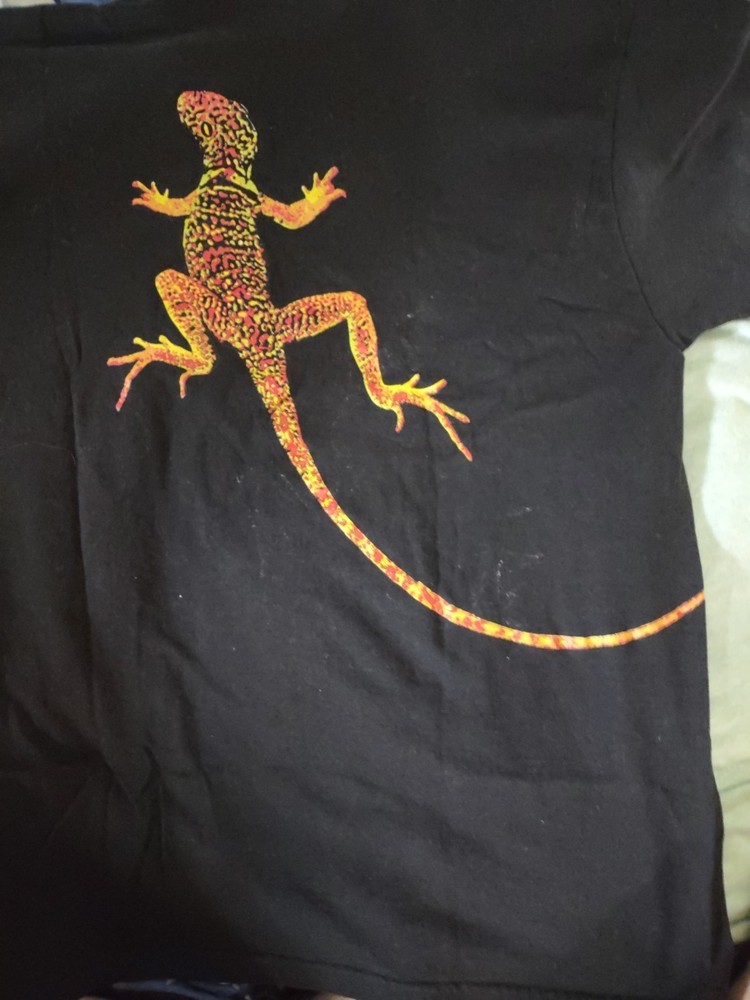 VTG Marlboro Unlimited GECKO Lizard Shirt Men XL Black Pocket Tee 🔥 Condition