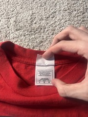 Shaka Wear Streetwear Essentials Red Blessed T-Shirt Large 100% Cotton